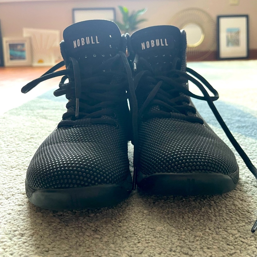 Women’s NoBull High Top Trainers in Black size 7.5